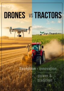 Read more about the article Are Drones Replacing Tractors? Separating Myth from Reality in Modern Agriculture 