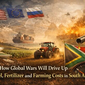 How Global Wars Will Drive Up Fuel, Fertilizer and Farming Costs in South Africa