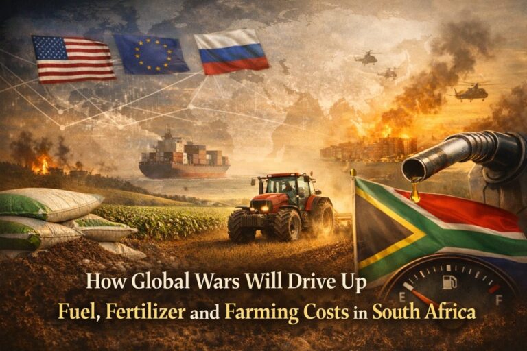 How Global Wars Will Drive Up Fuel, Fertilizer and Farming Costs in South Africa